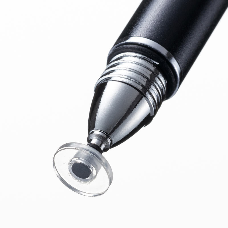 SUPPLY SANWA サンワサプライ ハイブリッド充電式 ブラック（PDA ディスク式タッチペン SUPPLY（サンワサプライ） SANWA 極細タッチペン 液タブ・ペンタブ