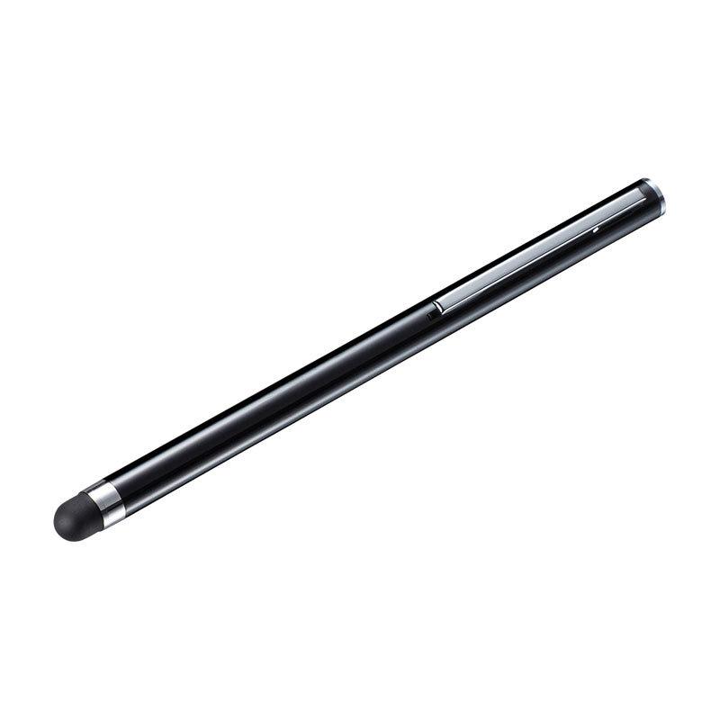 シリコンゴムタッチペン ブラック 先端直径6mm（PDA-PEN54BK）｜sanwadirect