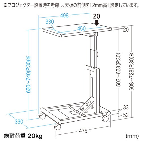 大幅に値引き プロジェクター台 PR-4