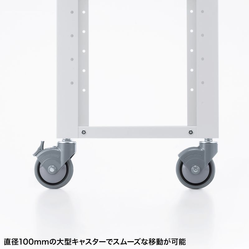 ★可動式★　ブランド用★ アクセサリー用★ 販売ワゴン 多用途ワゴン SANWA SUPPLY（サンワサプライ） ラック 作業台 移動式ワゴン マルチ
