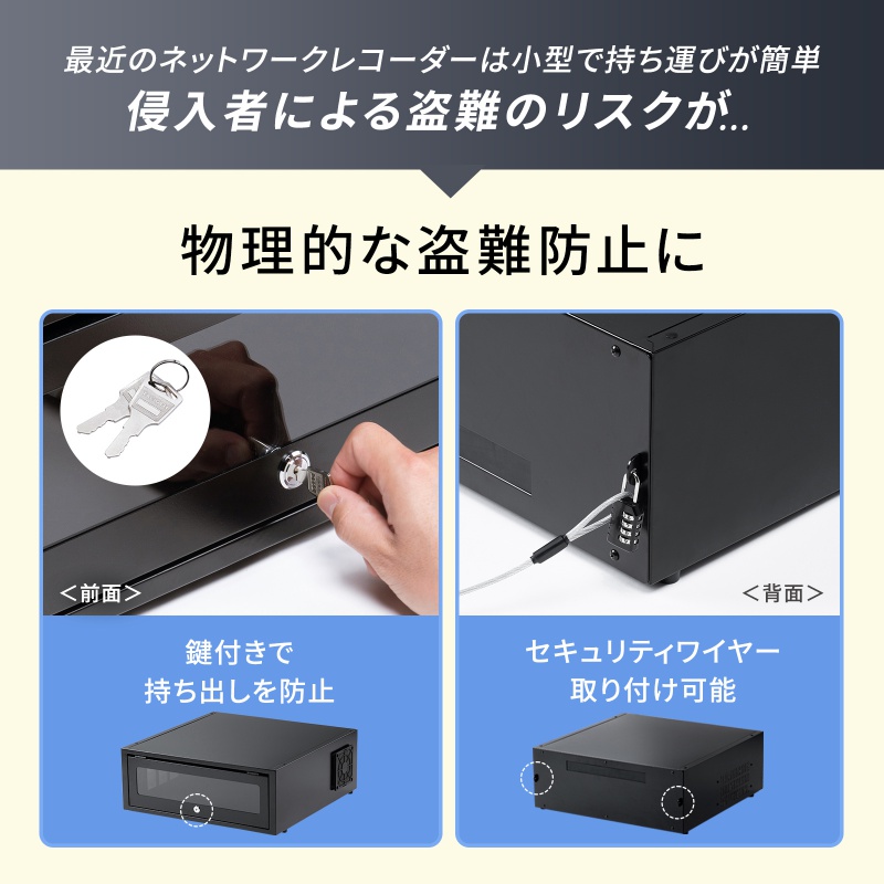 SANWA SUPPLY（サンワサプライ） セキュリティラック ネットワーク