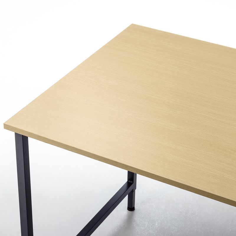 パソコンデスク フレキシブルデスク W1400 木目 高さ変更 2段階 高さ70cm 高さ72cm 大型ケーブルトレー付 キャスター アジャスター 耐荷重50kg SH-FX1470M_9