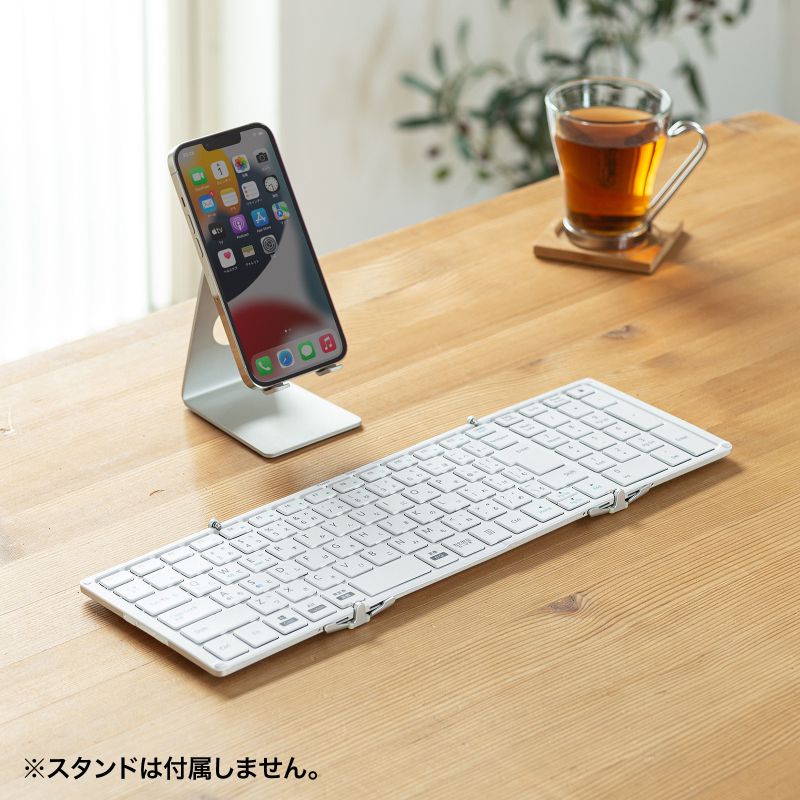 未使用 サンワサプライ Bluetoothキーボード ZSKB-BT35W SKB-BT35W【Bluetooth折りたたみフルキーボード（ホワイト