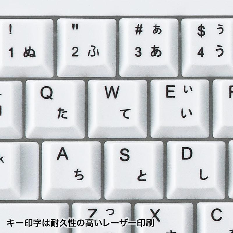 PS/2キーボード ホワイト（SKB-L1N）｜sanwadirect｜05