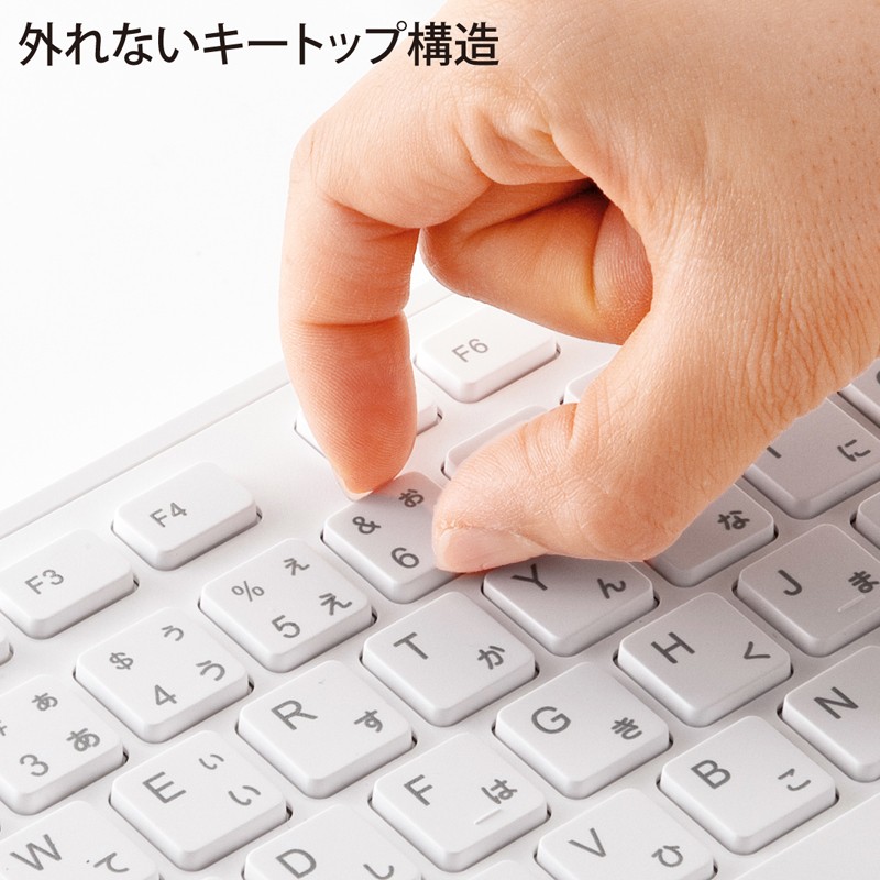 【3個セット】アップル 有線USBキーボード 日本語 ホワイト サンワダイレクト本店 サンワサプライ【オフィス・PC周辺通販】
