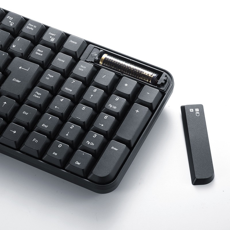 【美品】一体型PC、ワイヤレスキーボード、マウスセット SKB-WL25SETW【マウス付きワイヤレスキーボード】静音ブルーLEDマウス