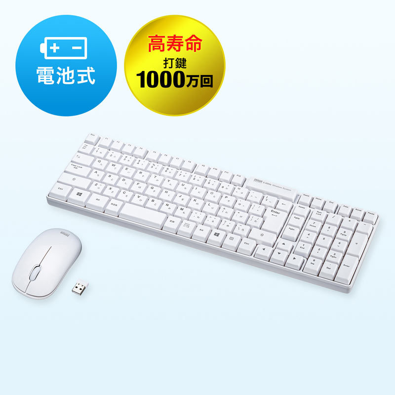 SANWA SUPPLY（サンワサプライ） ワイヤレスキーボード マウスセット
