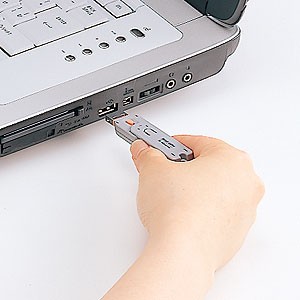パソコン盗難防止 情報漏洩対策 USBコネクタ取付け セキュリティ（SL-46-D）｜sanwadirect｜02