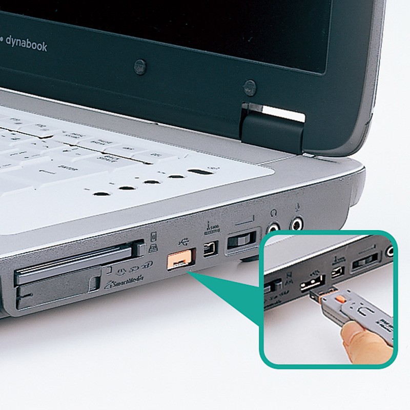 パソコン盗難防止 情報漏洩対策 USBコネクタ取付け セキュリティ（SL-46-D）｜sanwadirect｜05