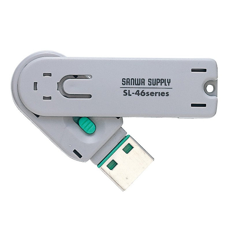 パソコン盗難防止 情報漏洩対策 USBコネクタ取付け セキュリティ（SL-46-G）｜sanwadirect｜04