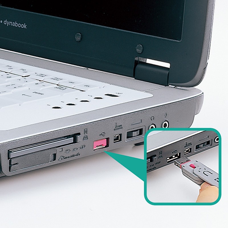 パソコン盗難防止 情報漏洩対策 USBコネクタ取付け セキュリティ（SL-46-R）｜sanwadirect｜05