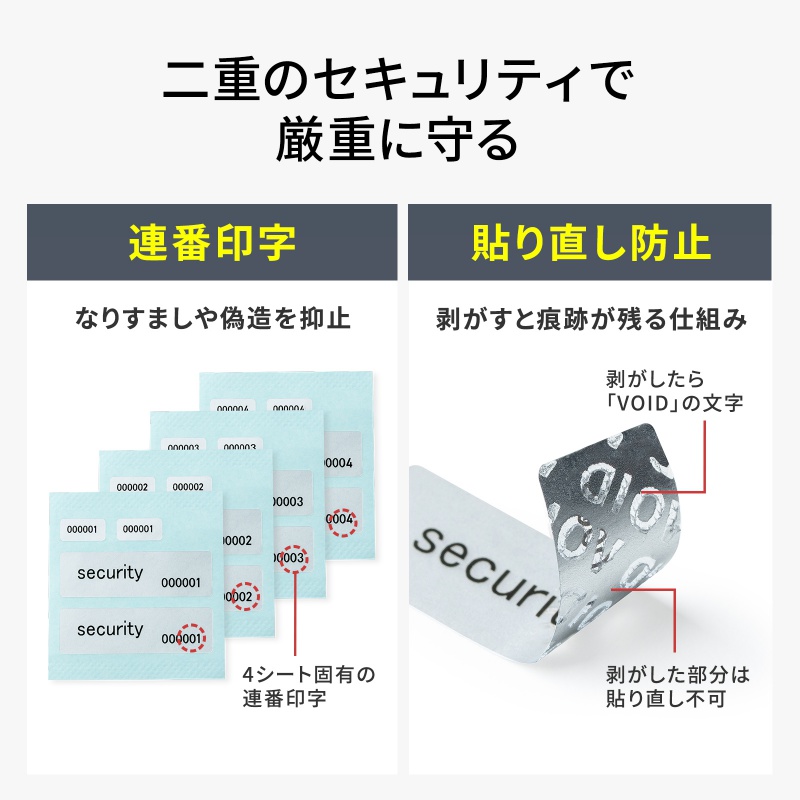 Maiyapen付き　def＋4桁シール　220 SightWords カード SANWA SUPPLY（サンワサプライ） クレジットカードセキュリティシール