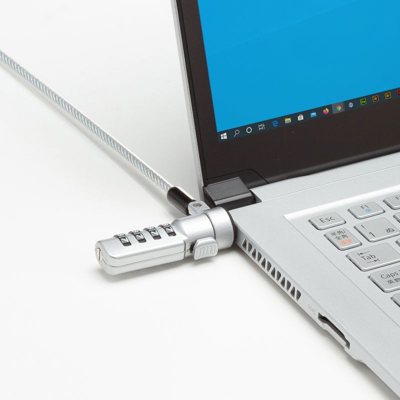 スロット標準＆nano対応セキュリティワイヤー ダイヤル錠（SL-92） :SL-92:サンワダイレクト - 通販 - Yahoo!ショッピング