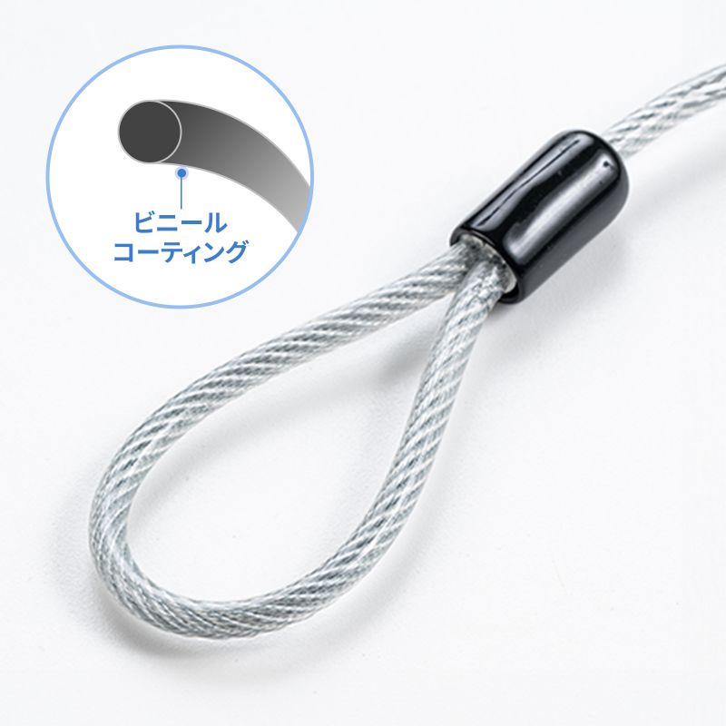 SANWA SUPPLY（サンワサプライ） セキュリティワイヤ マルチスロット