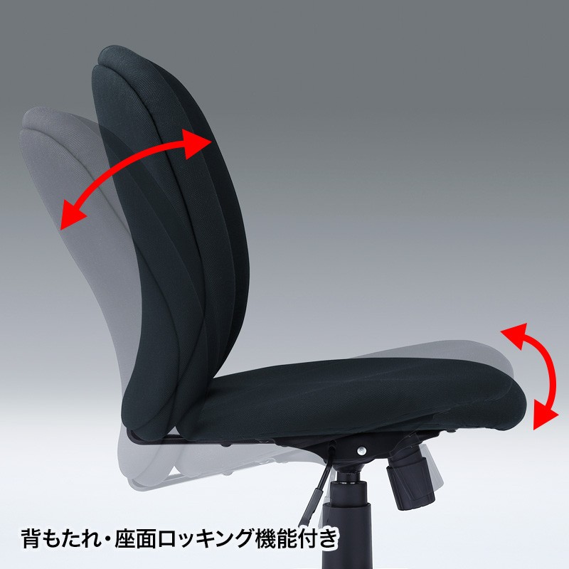 OAチェア ブラック（SNC-T148BK）_4