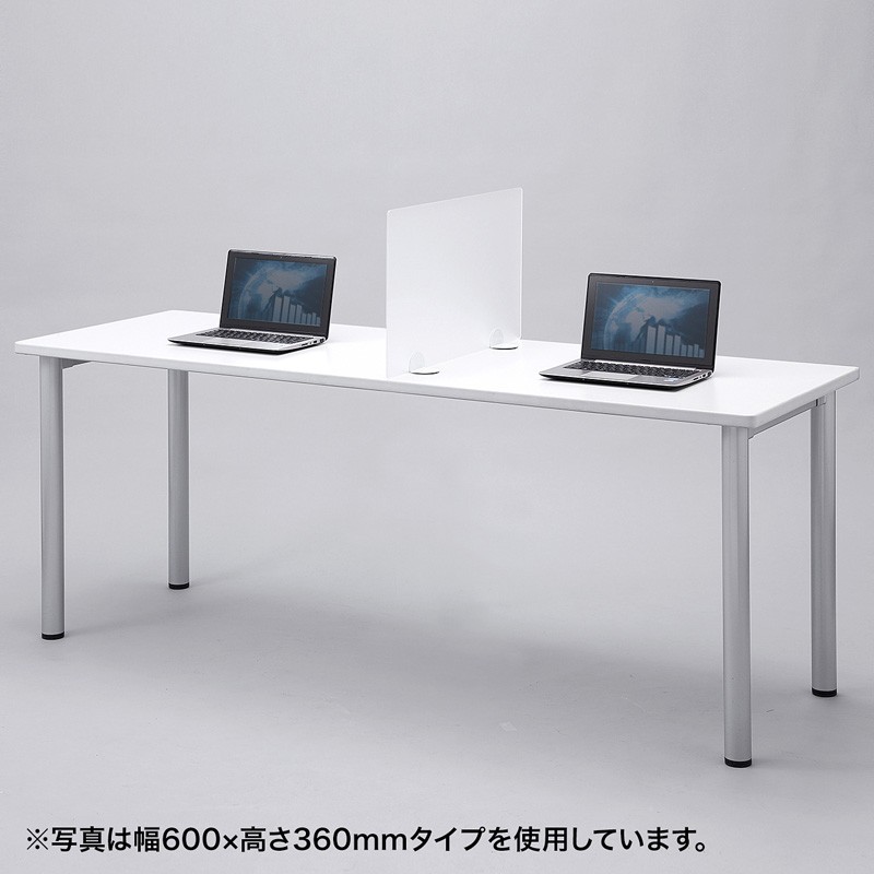 デスクトップパネル 置き型 W450×D105×H450mm ホワイト（SPT-DPJR45H）｜sanwadirect｜04