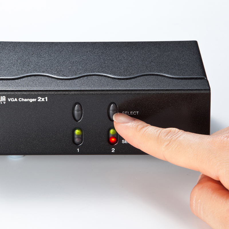 SANWA SUPPLY（サンワサプライ） VGA切替器 2入力 1出力 ミニD