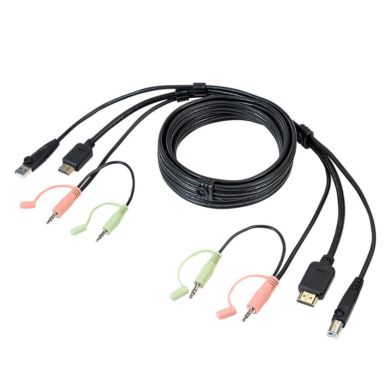 サンワサプライ SW-KLU300N SANWA SW-KLU300パソコン自動切替器用ケーブル（3.0m）サンワサプライ製 パソコン自動切替器用ケーブル(6.0m) サンワダイレクト店 SANWA SUPPLY サンワサプライ パソコン自動切替器用ケーブル 3.0m SW-KLU300N (2663630)