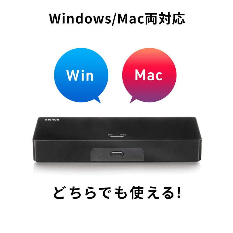 SANWA SUPPLY（サンワサプライ） DisplayPort対応 パソコン自動切替器