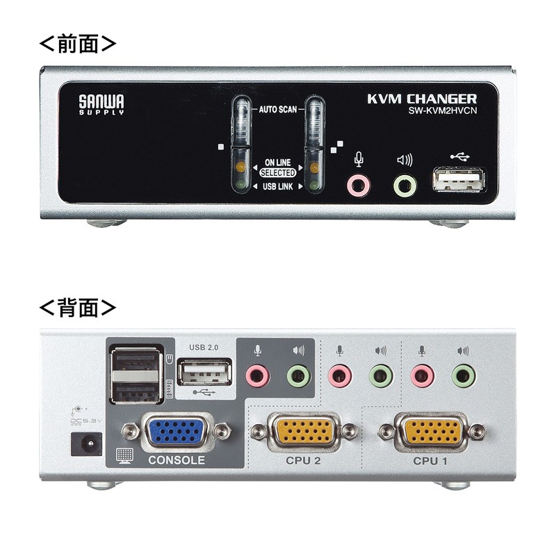 SANWA SUPPLY（サンワサプライ） USB PS/2コンソール両対応パソコン