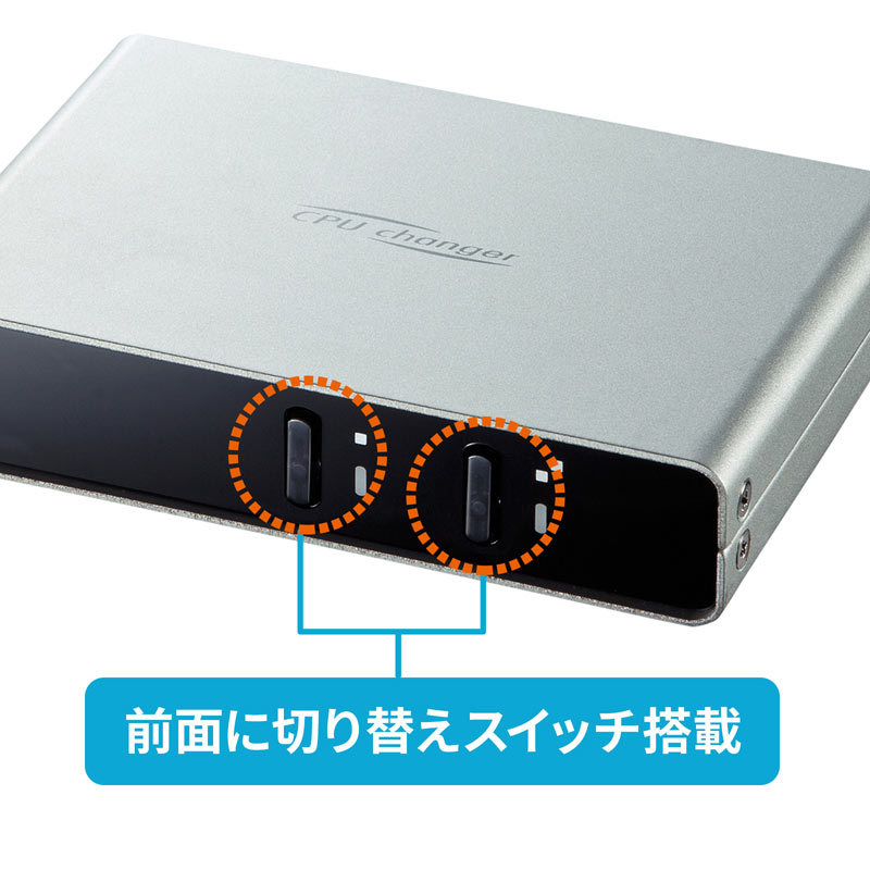 SANWA SUPPLY パソコン自動切替器 2:1 USB（SW-KVM2LUN2