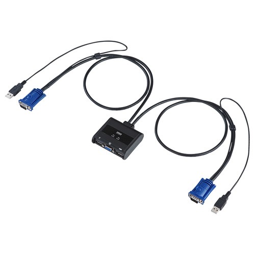 USB切替器 ディスプレイ切替器 パソコン 切替器 切り替え 共有 自動 USB マウス キーボード VGA モニター 2:1（SW-KVM2UUN）