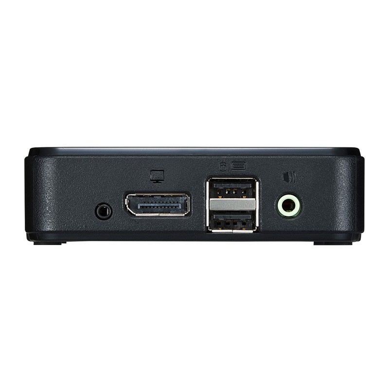 DisplayPort対応手元スイッチ付きパソコン自動切替器 2:1（SW-KVM2WDPU