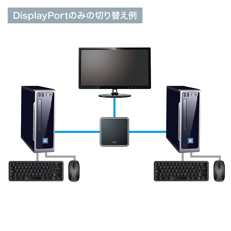 SANWA SUPPLY（サンワサプライ） パソコン自動切替器 DisplayPort 対応
