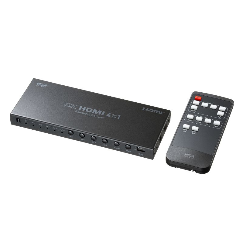 SANWA SUPPLY（サンワサプライ） HDMI切替器 4入力1出力 シームレス