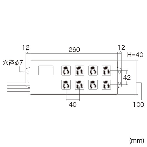 SANWA SUPPLY（サンワサプライ） スイッチ付 節電タップ 延長 ノイズ