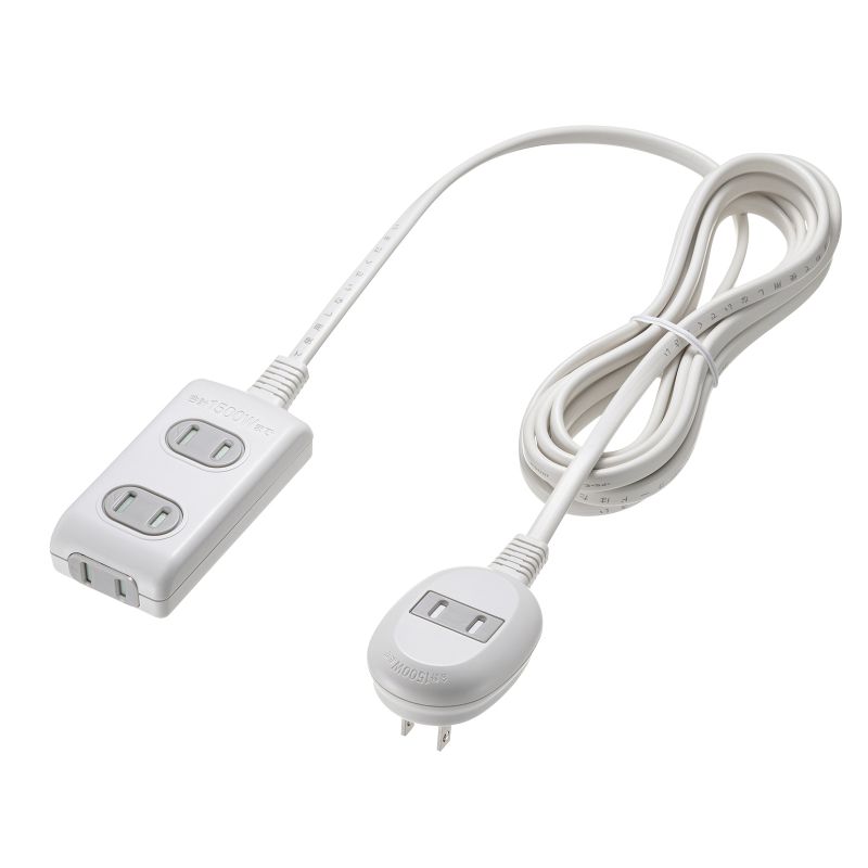Yahoo! Yahoo!ショッピング(ヤフー ショッピング)電源延長コード 3m 3個口+1個口 合計4個口 2P TAP-B9-3K