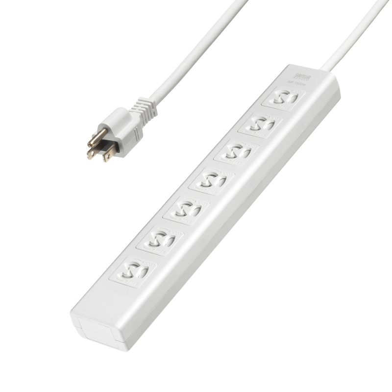 Yahoo! Yahoo!ショッピング(ヤフー ショッピング)電源タップ 7個口 5m 雷ガード マグネット 3P シャッター付 絶縁キャップ付 3Pプラグ 簡易パッケージ TAP-F37SH-5R