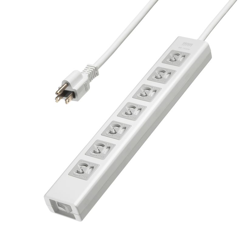 Yahoo! Yahoo!ショッピング(ヤフー ショッピング)電源タップ 7個口 5m 雷ガード マグネット 3P シャッター付 一括連動集中スイッチ付 絶縁キャップ付 3Pプラグ TAP-F37SH-5Z