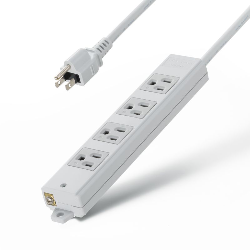 SANWA SUPPLY 工事物件タップ 延長コード 2m 4個口 3Pプラグ