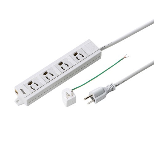 SANWA SUPPLY（サンワサプライ） 電源タップ 4個口 マグネット 10m 3P