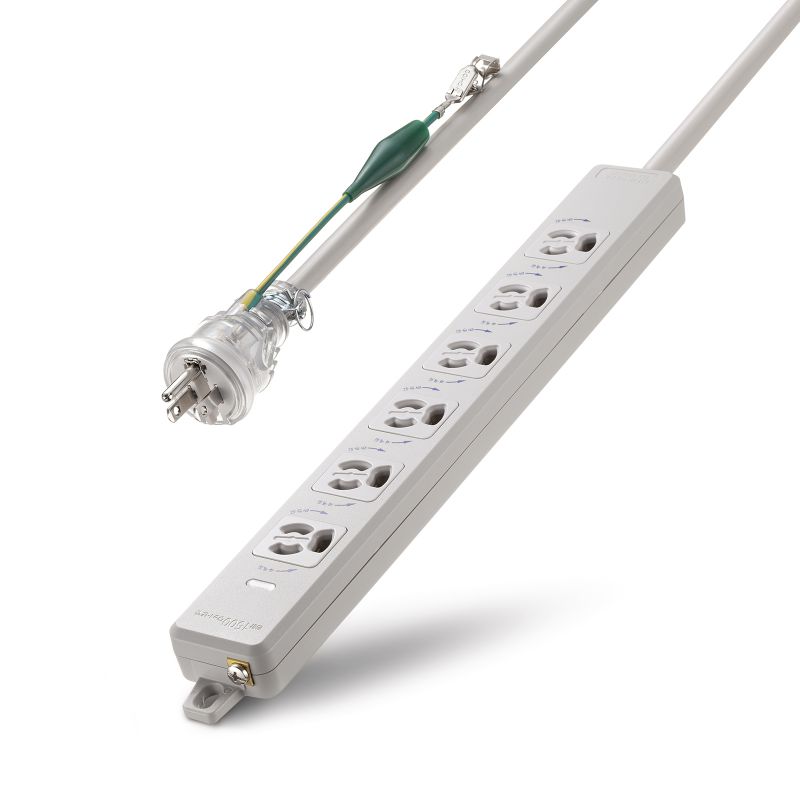 電源タップ マグネット固定 防雨型プラグ 延長コード 2P&3P両対応 ポッキンプラグ付 3極 3m 6個口 TAP-PP36-3_14
