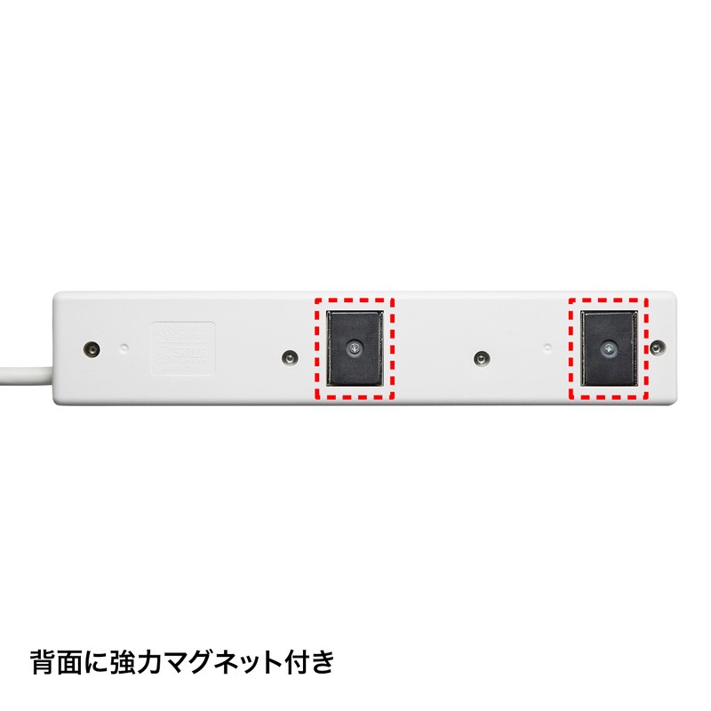 SANWA SUPPLY(サンワサプライ) パソコン連動タップ 3P 4個口 2m 電源 SANWA SUPPLY(サンワサプライ) パソコン連動タップ 3P 4個口 2m 電源