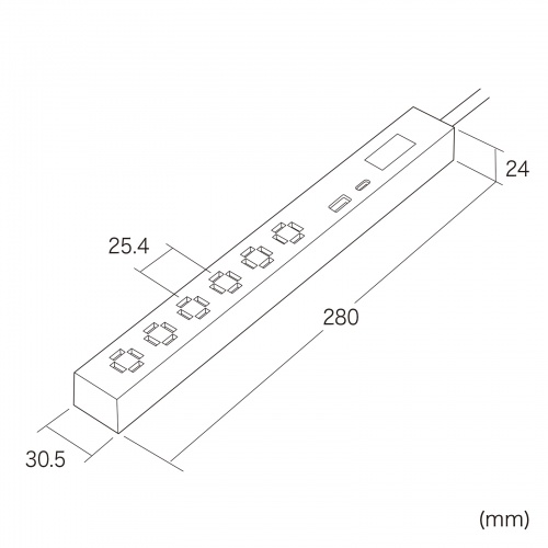 SANWA SUPPLY（サンワサプライ） 電源タップ USB急速充電 PD33W スリム