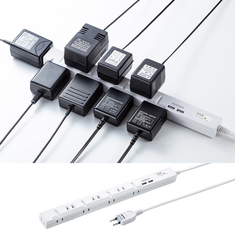 USB電源タップ 8個口 2mコード Amazon.co.jp: Mscien 電源タップ usb付き 8個AC口 1個usbc 3個