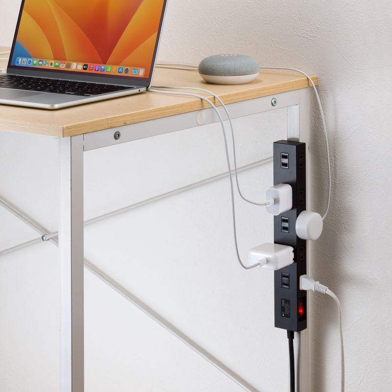 SANWA SUPPLY（サンワサプライ） 電源タップ 10個口 1m 延長コード