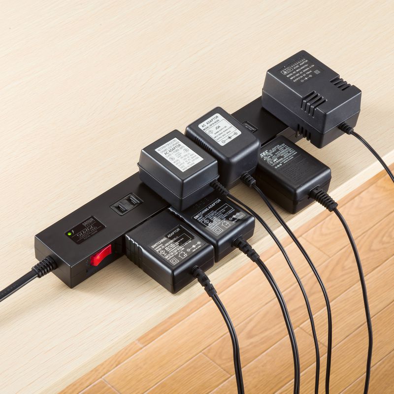 SANWA SUPPLY（サンワサプライ） 電源タップ 10個口 1m 延長コード