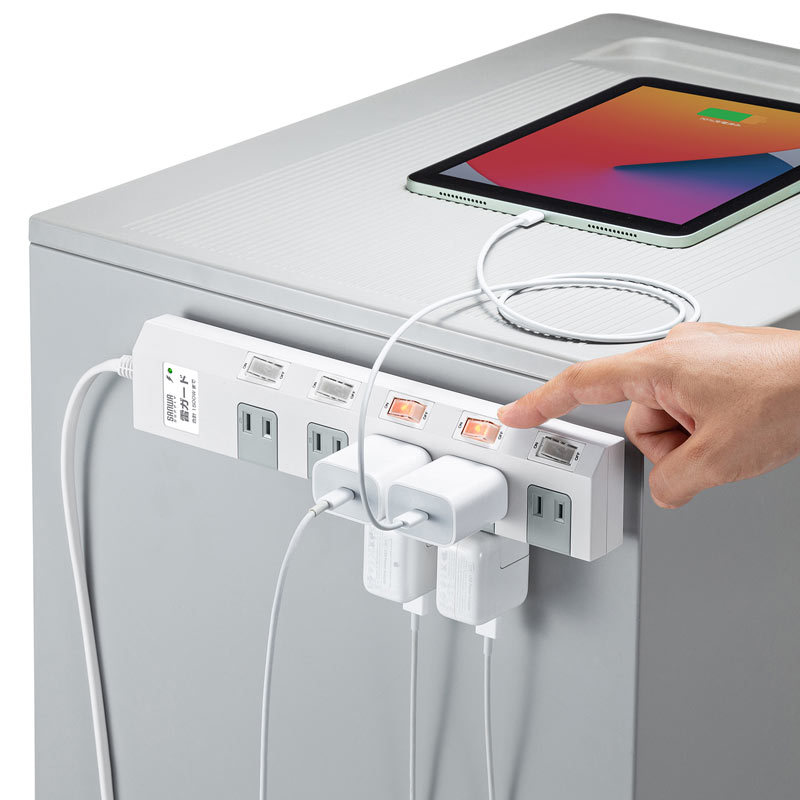 SANWA SUPPLY（サンワサプライ） 電源タップ 10個口 3m 延長コード