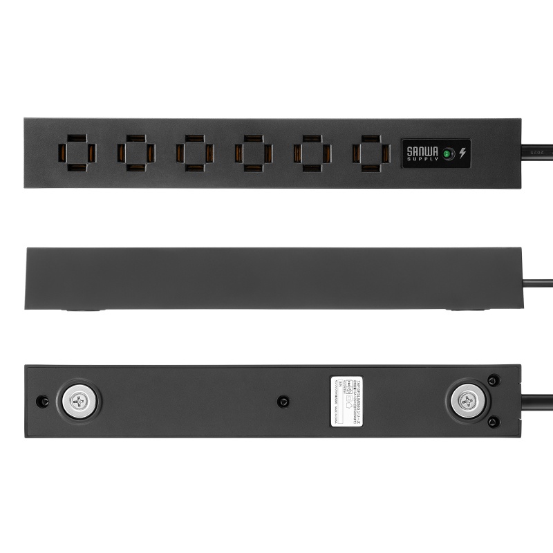 SANWA SUPPLY（サンワサプライ） 電源タップ スリムタップ AC6口 縦横