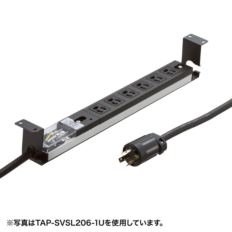 サーバーラック用コンセントバー1U 15A : tap-svsl156-1u : サンワ