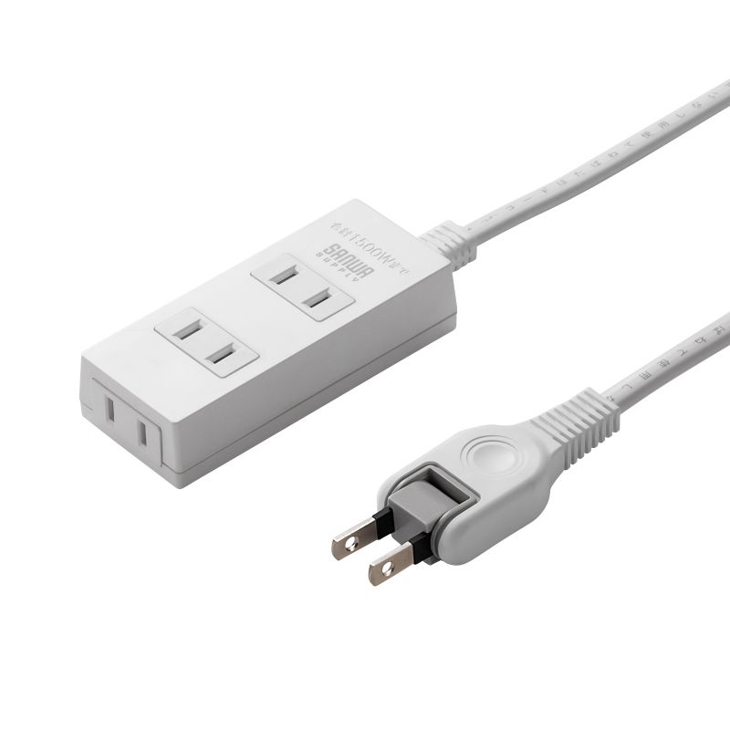 Yahoo! Yahoo!ショッピング(ヤフー ショッピング)電源タップ 火災予防タップ コンセント 3個口 1m ホワイト TAP-TSH31N2