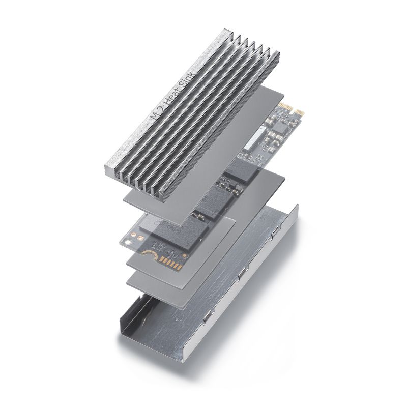 SANWA SUPPLY（サンワサプライ） M.2 SSD用ヒートシンク 両面実装対応