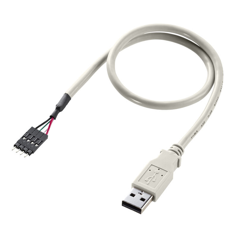 USBケーブル USB Aコネクタ-バラ4P オス（TK-USB1N）｜sanwadirect