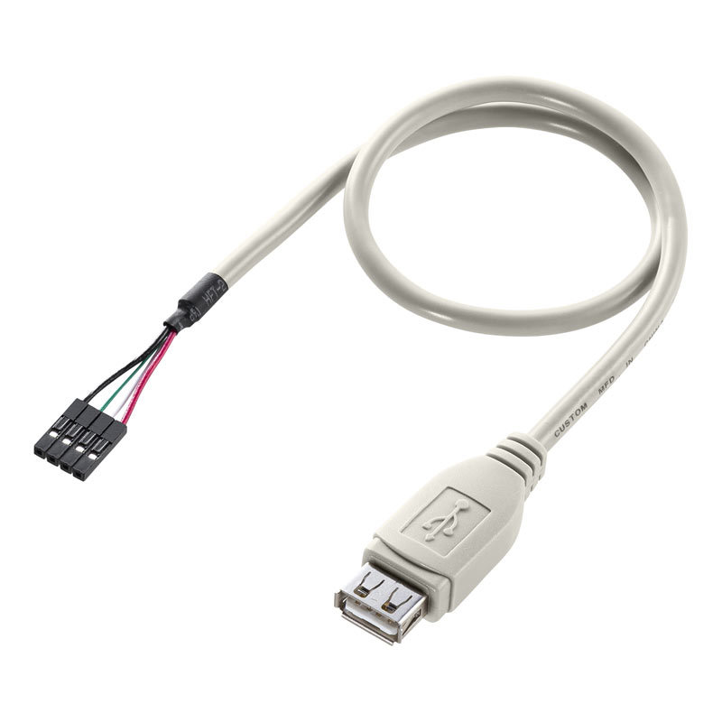 USBケーブル USB Aコネクタ-バラ4P メス（TK-USB2N）