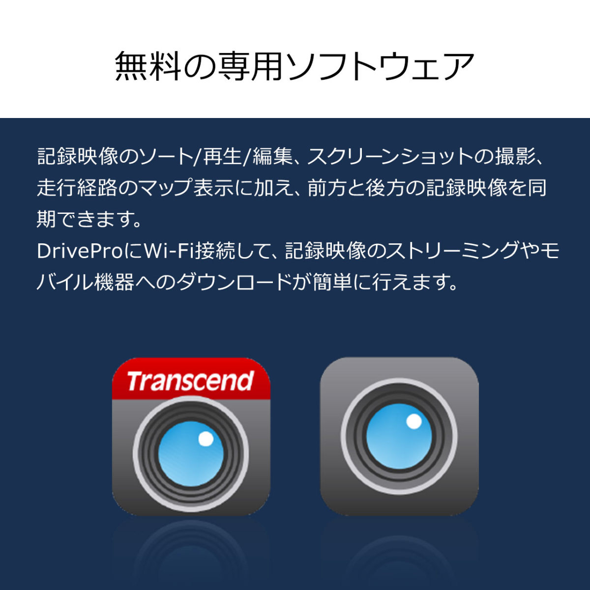 Transcend ドライブレコーダー トランセンド ドラレコ 前後 デュアルカメラ microSD32GB付属 バッテリー内蔵 吸盤固定仕様  DrivePro 620 TS-DP620A-32G