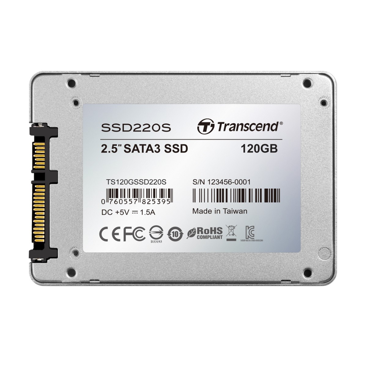 SSD 120GB TS120GSSD220S トランセンド SATA-III 6Gb/s 2.5インチ｜sanwadirect｜06